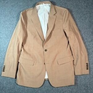State & Liberty Mens Tan Suit Athletic Stretch Performance Sz 42R 36x32 NWT Lux